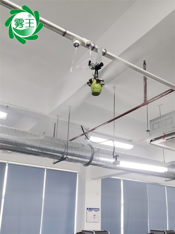 點(diǎn)漆涂裝車間干霧加濕器加濕 (1)