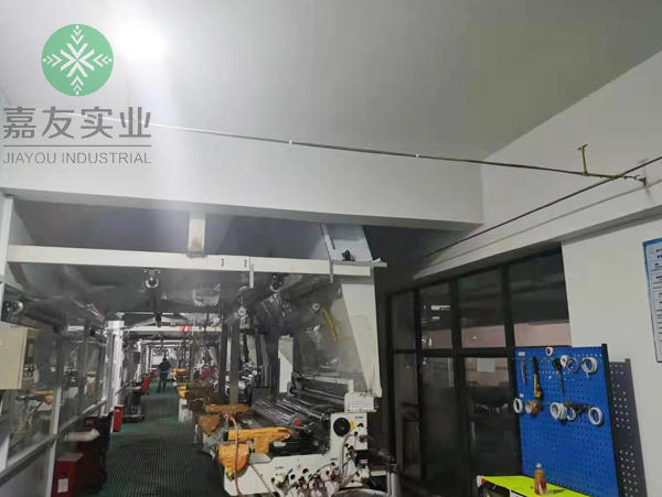 材料生產車間高壓微霧加濕器加濕