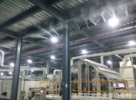 福建泉州無紡布工業加濕器安裝案例