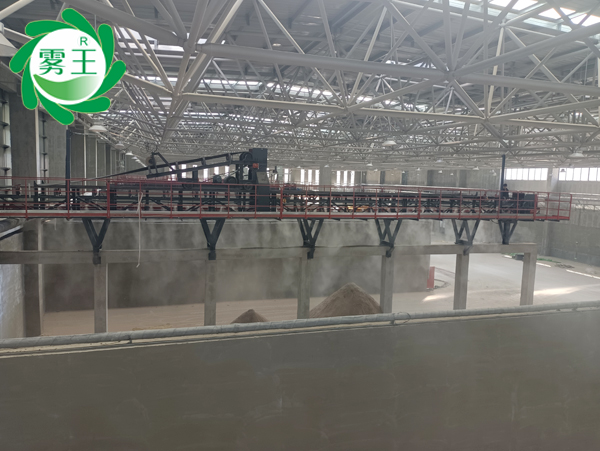 高壓噴霧降塵系統助力濮陽一骨料車間智啟無塵新“石”代