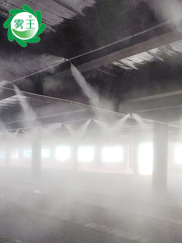 磚石成品倉庫高壓微霧加濕器 (2)