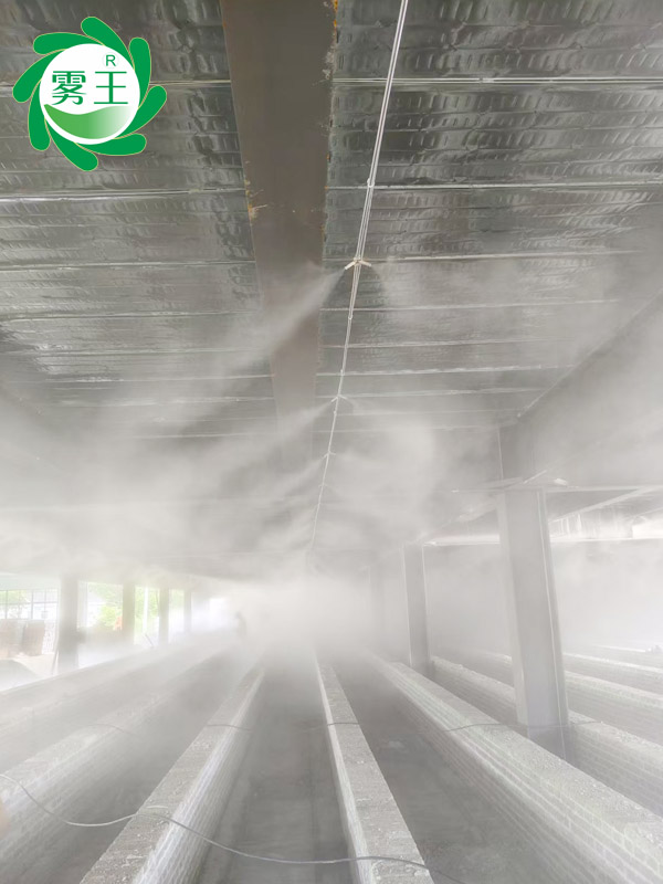 磚石成品倉庫高壓微霧加濕器 (6)